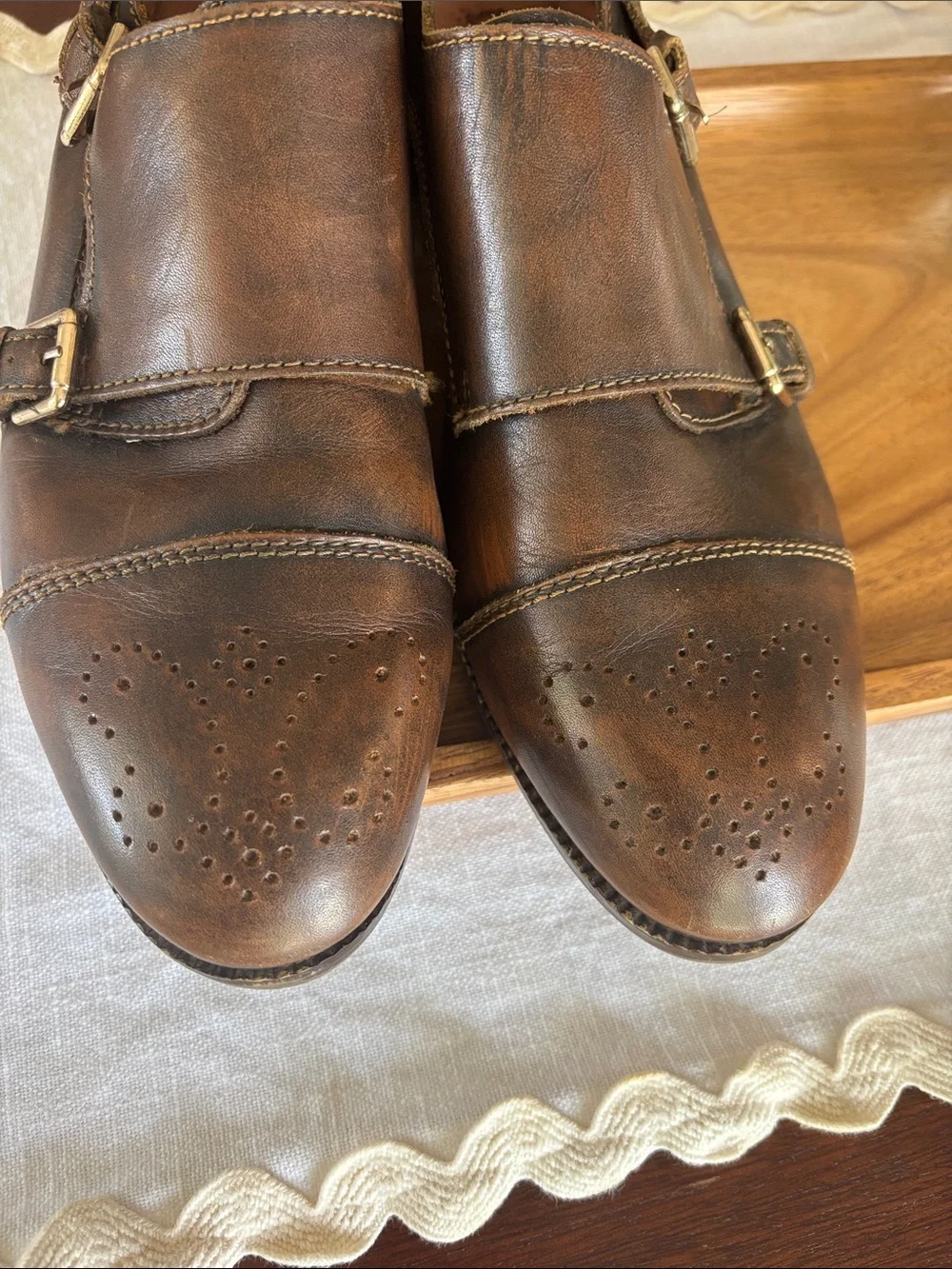Pikolinos  Double Monk Strap Oxford shoes in Size 39 - US 8.5  excellent conditi